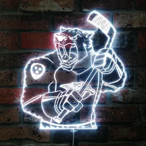 Nashville Predators Bardown RGB LED Sign