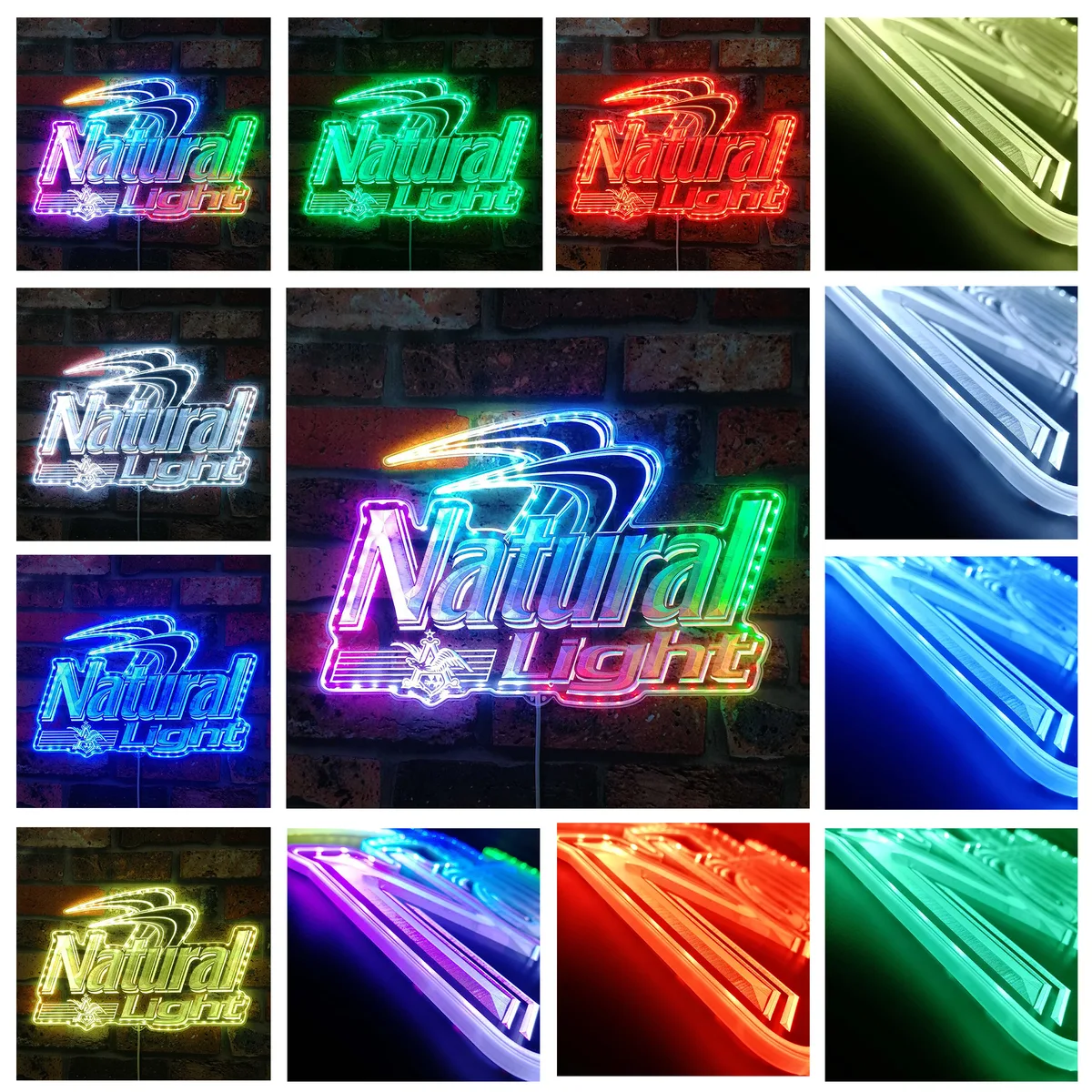 Natural Light Logo RGB LED Sign