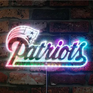 New England Patriots Logo RGB LED Sign