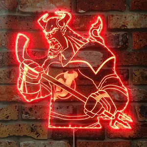 New Jersey Devils Bardown RGB LED Sign