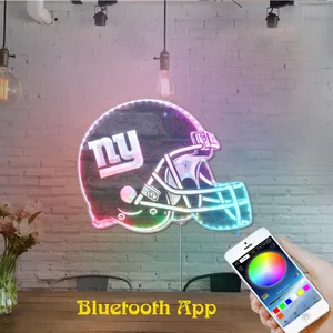 New York Giants Helmet Logo RGB LED Sign