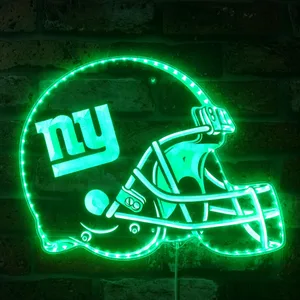 New York Giants Helmet Logo RGB LED Sign