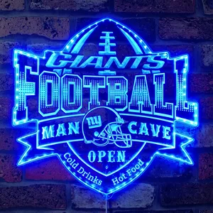 New York Giants Man Cave RGB LED Sign