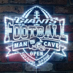 New York Giants Man Cave RGB LED Sign