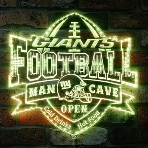 New York Giants Man Cave RGB LED Sign