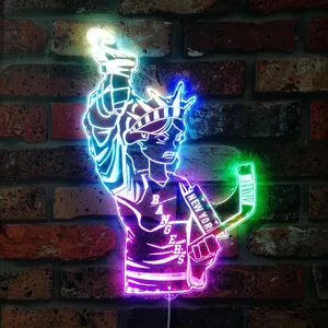 New York Rangers Bardown RGB LED Sign
