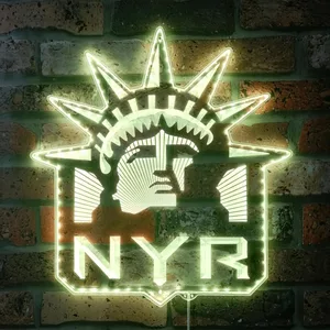 New York Rangers Liberty Logo RGB LED Sign