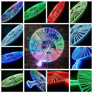 New York Yankees Bat and Hat RGB LED Sign