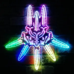 Nier Automata Logo RGB LED Sign