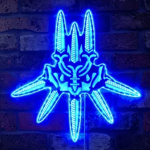 Nier Automata Logo RGB LED Sign