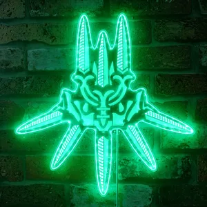 Nier Automata Logo RGB LED Sign