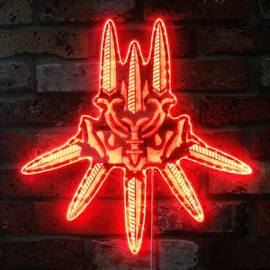 Nier Automata Logo RGB LED Sign