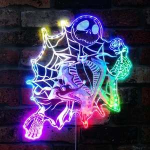 Nightmare Before Christmas Jack Skellington RGB LED Sign