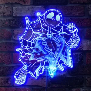 Nightmare Before Christmas Jack Skellington RGB LED Sign