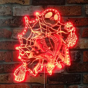 Nightmare Before Christmas Jack Skellington RGB LED Sign
