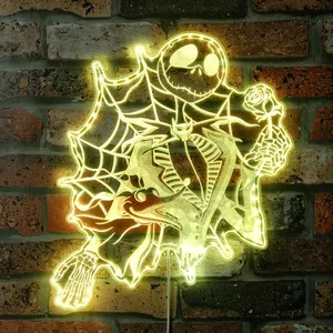 Nightmare Before Christmas Jack Skellington RGB LED Sign