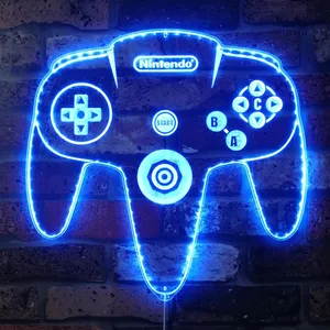 Nintendo Game Controller RGB LED Sign