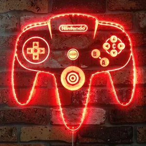 Nintendo Game Controller RGB LED Sign