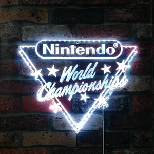Nintendo World Champions RGB LED Sign