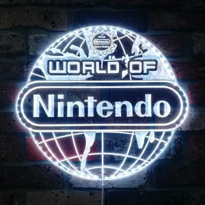 Nintendo World of Nintendo RGB LED Sign
