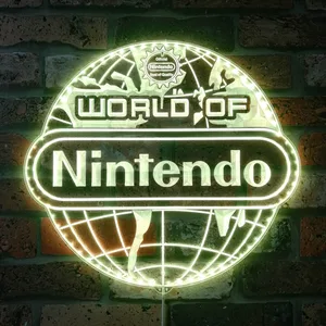 Nintendo World of Nintendo RGB LED Sign
