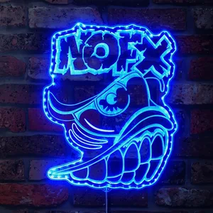 Nofx Logo RGB LED Sign