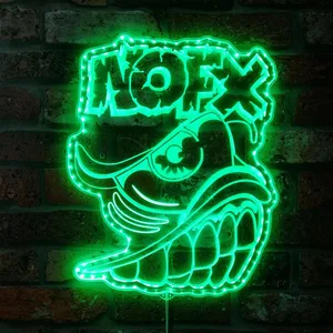 Nofx Logo RGB LED Sign