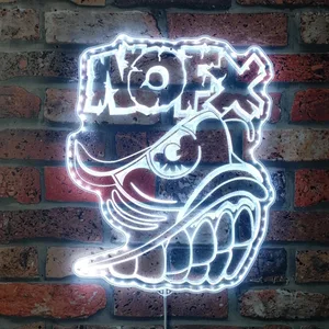 Nofx Logo RGB LED Sign