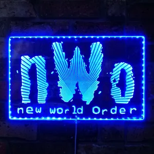 nWo Logo RGB LED Sign
