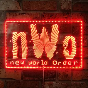 nWo Logo RGB LED Sign