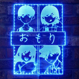 Omori Characters RGB LED Sign