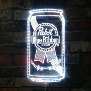 Pabst Blue Ribbon Can RGB LED Sign