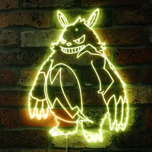 Palworld Grizzbolt RGB LED Sign