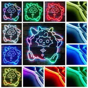 Palworld Lamball RGB LED Sign