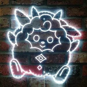 Palworld Lamball RGB LED Sign