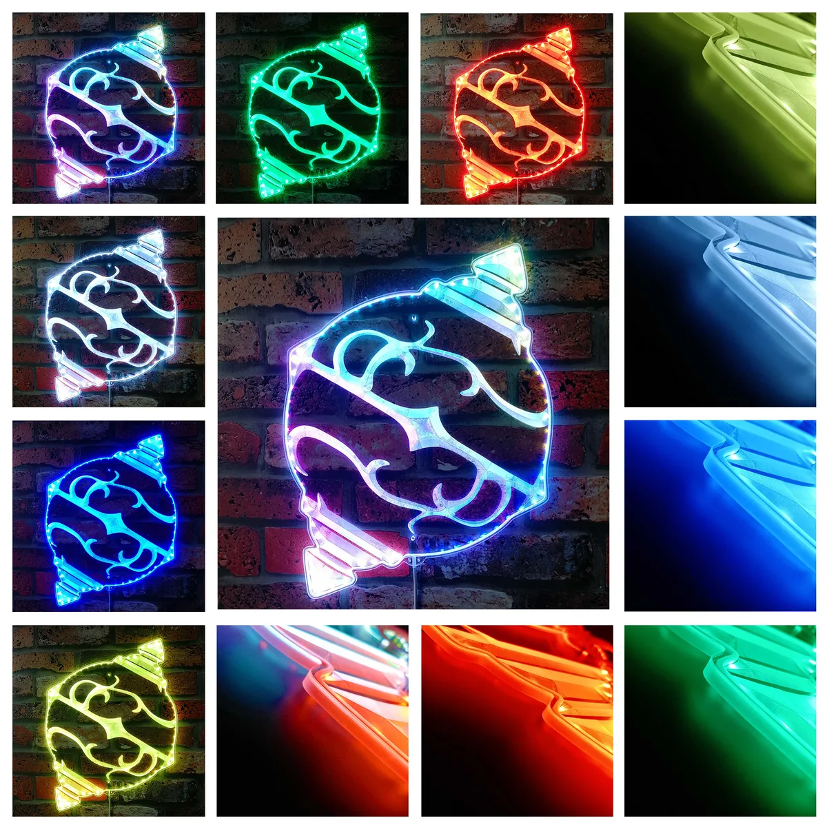 Palworld Pal Sphere RGB LED Sign