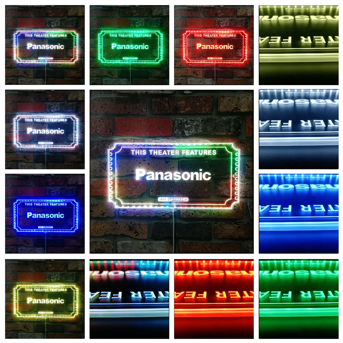 Panasonic 4K UltraHD Theater Sign RGB LED Sign