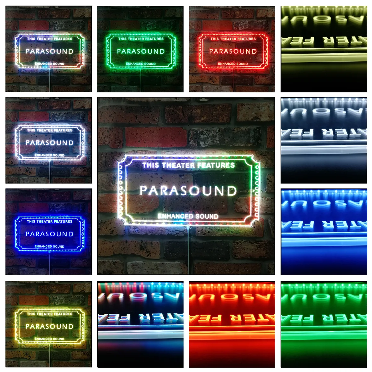 Parasound Theater Sign RGB LED Sign
