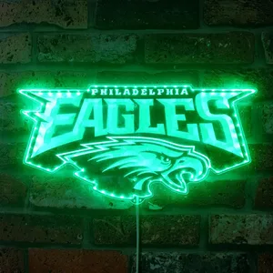Philadelphia Eagles Logo RGB LED Sign