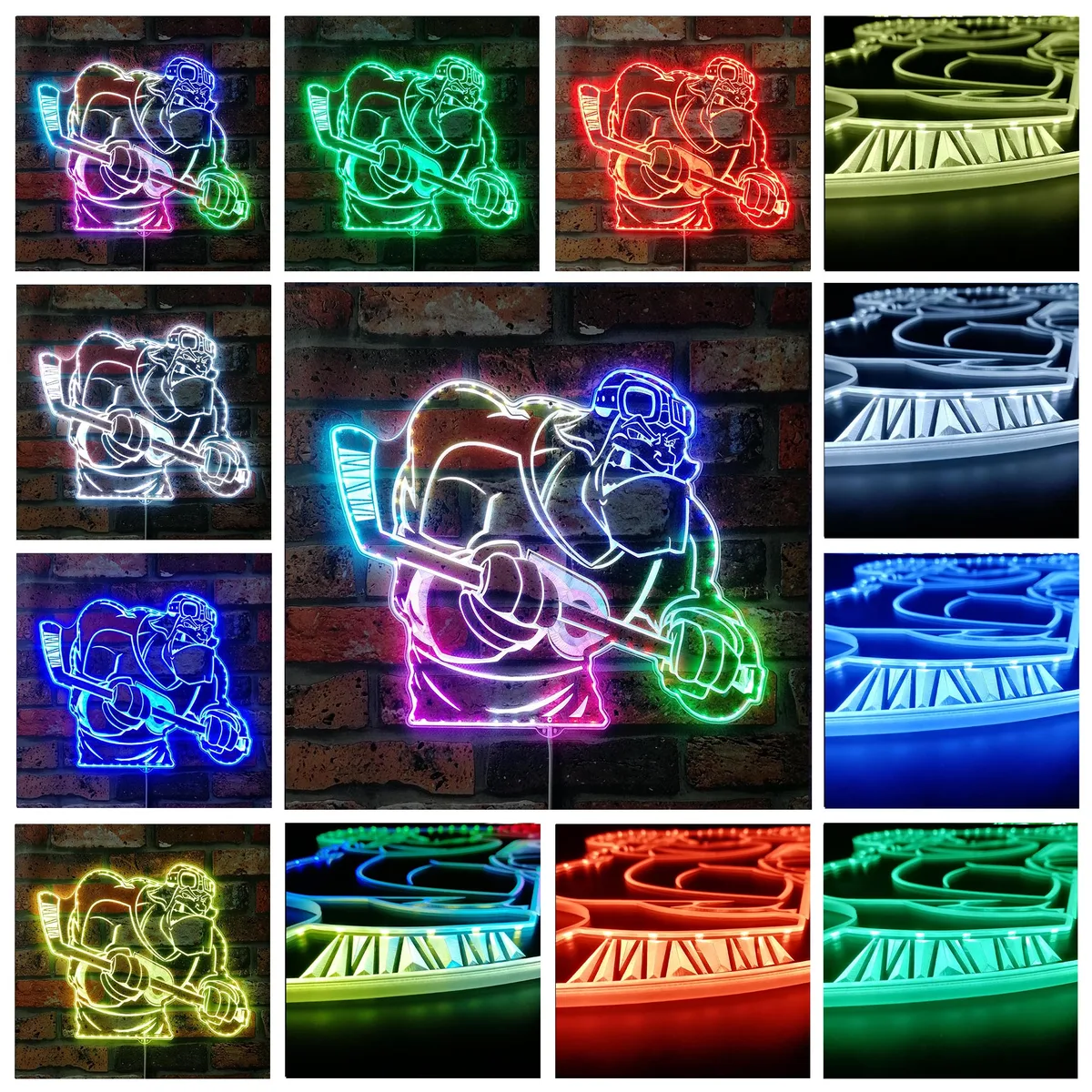 Philadelphia Flyer Bardown RGB LED Sign