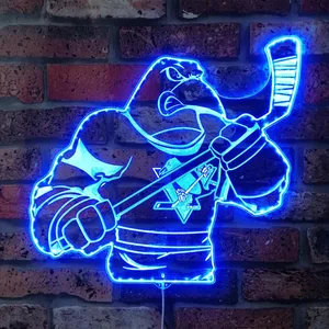 Pittsburgh Penguins Bardown RGB LED Sign