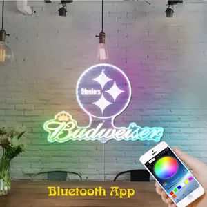 Pittsburgh Steelers Budweiser RGB LED Sign