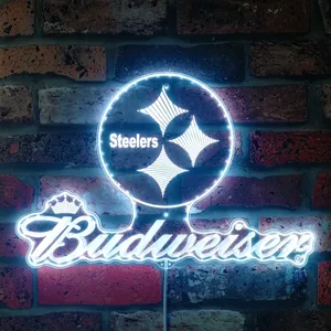 Pittsburgh Steelers Budweiser RGB LED Sign