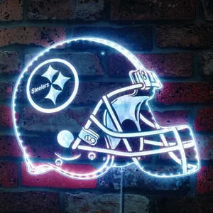 Pittsburgh Steelers Helmet Logo RGB LED Sign