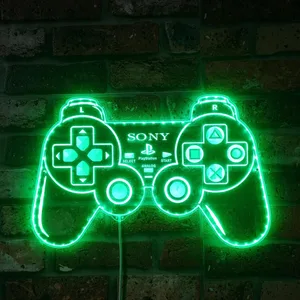 PlayStation Game Controller RGB LED Sign