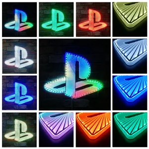 PlayStation PS Logo RGB LED Sign