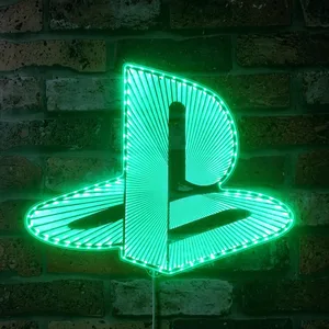 PlayStation PS Logo RGB LED Sign