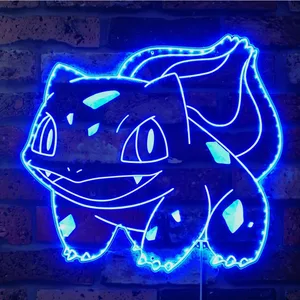 Pokemon Bulbasaur RGB LED Sign