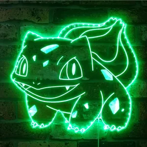 Pokemon Bulbasaur RGB LED Sign