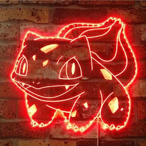 Pokemon Bulbasaur RGB LED Sign